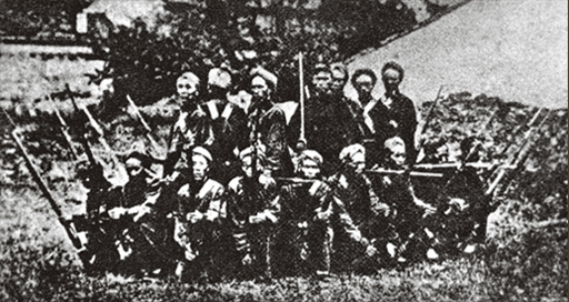1874年运兵赴台湾，抗击日本侵略